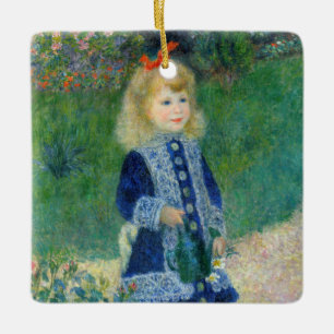 Pierre-Auguste Renoir - Ein Mädchen mit einer Wass Keramikornament