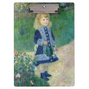 Pierre-Auguste Renoir - Ein Mädchen mit einer Wass Klemmbrett