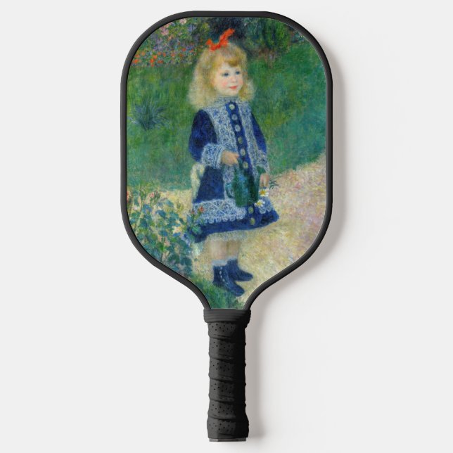 Pierre-Auguste Renoir - Ein Mädchen mit einer Wass Pickleball Schläger (Vorderseite)