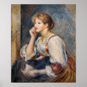 Pierre-Auguste Renoir - Frau mit einem Brief Poster