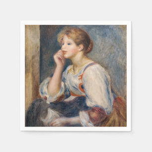 Pierre-Auguste Renoir - Frau mit einem Brief Serviette