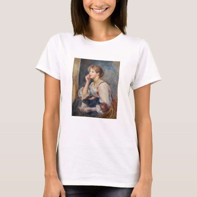 Pierre-Auguste Renoir - Frau mit einem Brief T-Shirt (Vorderseite)
