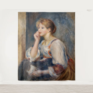 Pierre-Auguste Renoir - Frau mit einem Brief Wandteppich