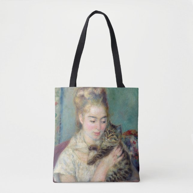 Pierre-Auguste Renoir - Frau mit Katze (Vorderseite)