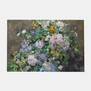 Pierre-Auguste Renoir - Frühlingsstrauß Fußmatte