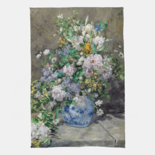 Pierre-Auguste Renoir - Frühlingsstrauß Geschirrtuch