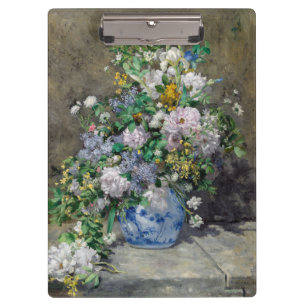 Pierre-Auguste Renoir - Frühlingsstrauß Klemmbrett