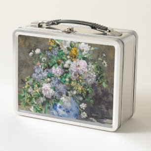 Pierre-Auguste Renoir - Frühlingsstrauß Metall Brotdose