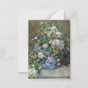 Pierre-Auguste Renoir - Frühlingsstrauß Mitteilungskarte