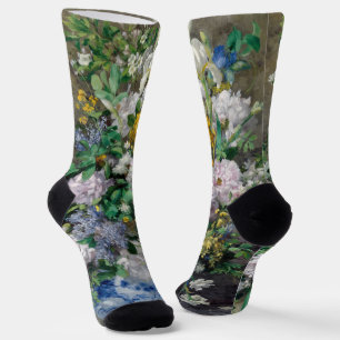 Pierre-Auguste Renoir - Frühlingsstrauß Socken