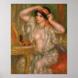 Pierre Auguste Renoir   Gabrielle am Spiegel Poster