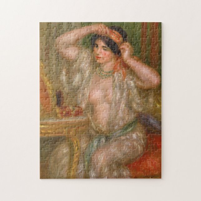 Pierre Auguste Renoir | Gabrielle am Spiegel Puzzle (Vertikal)
