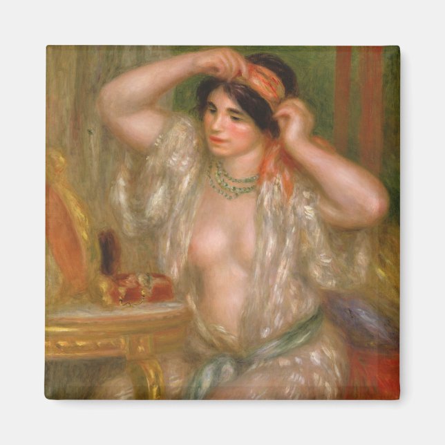 Pierre Auguste Renoir | Gabrielle im Spiegel Magnet (Vorne)