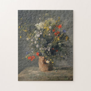Pierre Auguste Renoir Gemälde, Blumen in einer Vas Puzzle