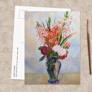 Pierre-Auguste Renoir - Gladiolen Postkarte