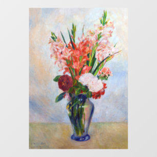 Pierre-Auguste Renoir - Gladioli Fensteraufkleber