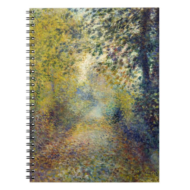 Pierre-Auguste Renoir - Im Wald Notizblock (Vorderseite)