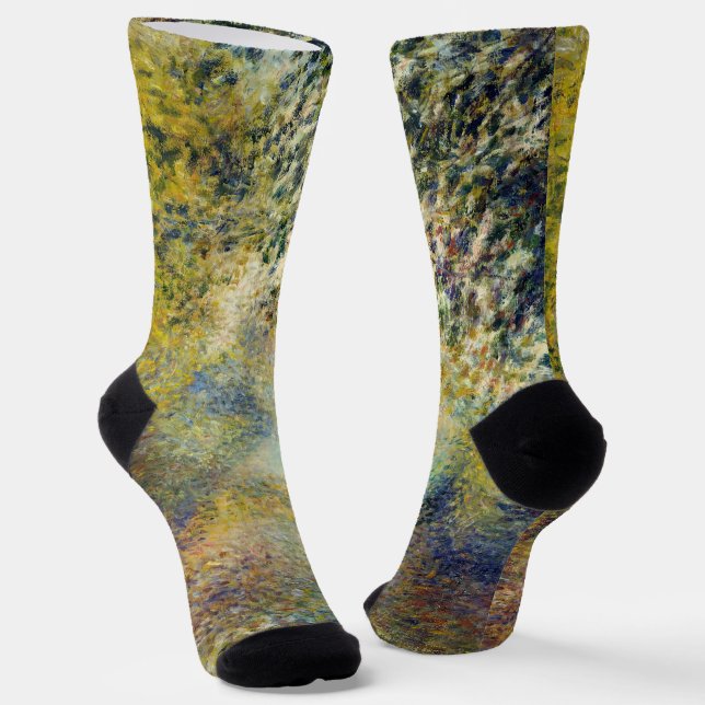 Pierre-Auguste Renoir - Im Wald Socken (Gewinkelt)