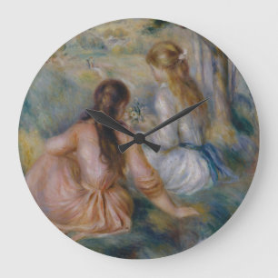 Pierre Auguste Renoir   in der Wiese Große Wanduhr