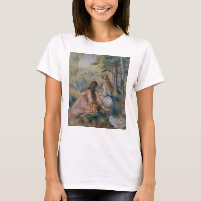 Pierre Auguste Renoir | in der Wiese T-Shirt (Vorderseite)