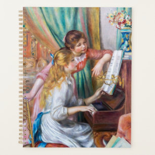 Pierre Auguste Renoir - Junge Mädchen am Klavier Planer