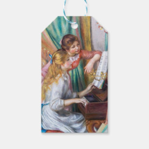 Pierre Auguste Renoir - Junge Mädchen am Piano Geschenkanhänger
