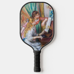Pierre Auguste Renoir - Junge Mädchen am Piano Pickleball Schläger