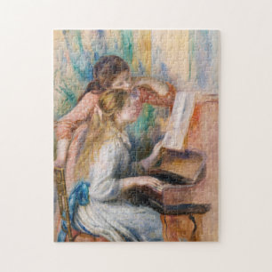 Pierre Auguste Renoir - Junge Mädchen am Piano Puzzle