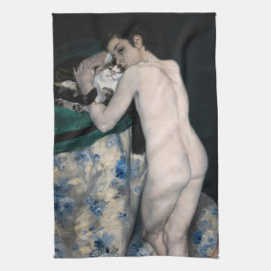 Pierre-Auguste Renoir - Junge mit einer Katze Geschirrtuch