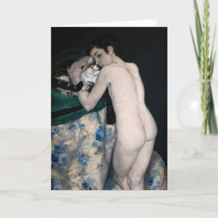 Pierre-Auguste Renoir - Junge mit einer Katze Karte
