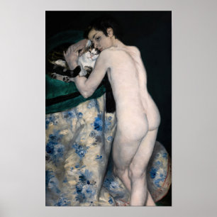 Pierre-Auguste Renoir - Junge mit einer Katze Poster