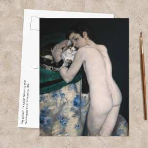 Pierre-Auguste Renoir - Junge mit einer Katze Postkarte