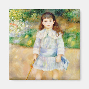 Pierre-Auguste Renoir - Kind mit einer Peitsche Magnet