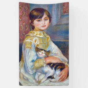 Pierre-Auguste Renoir - Kind mit Katze Banner