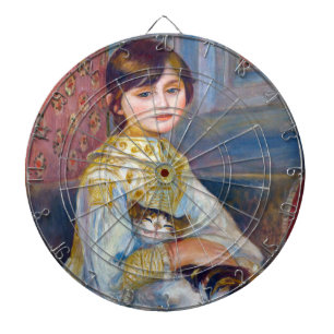 Pierre-Auguste Renoir - Kind mit Katze Dartscheibe