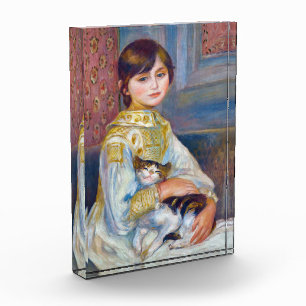 Pierre-Auguste Renoir - Kind mit Katze Fotoblock
