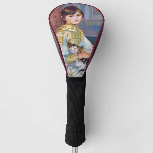 Pierre-Auguste Renoir - Kind mit Katze Golf Headcover (Vorderseite)
