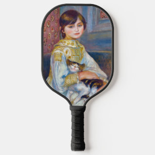 Pierre-Auguste Renoir - Kind mit Katze Pickleball Schläger