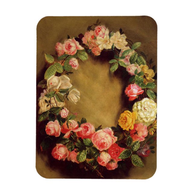Pierre-Auguste Renoir - Krone der Rose Magnet (Vertikal)