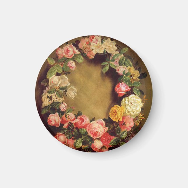 Pierre-Auguste Renoir - Krone der Rose Magnet (Vorne)
