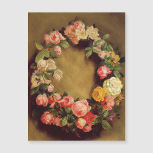 Pierre-Auguste Renoir - Krone der Rose Magnetkarte