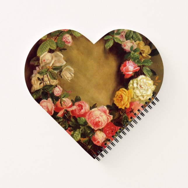 Pierre-Auguste Renoir - Krone der Rose Notizbuch (Rückseite)