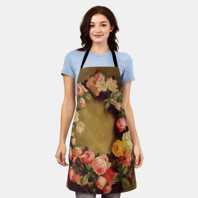 Pierre-Auguste Renoir - Krone der Rose Schürze (Getragen)