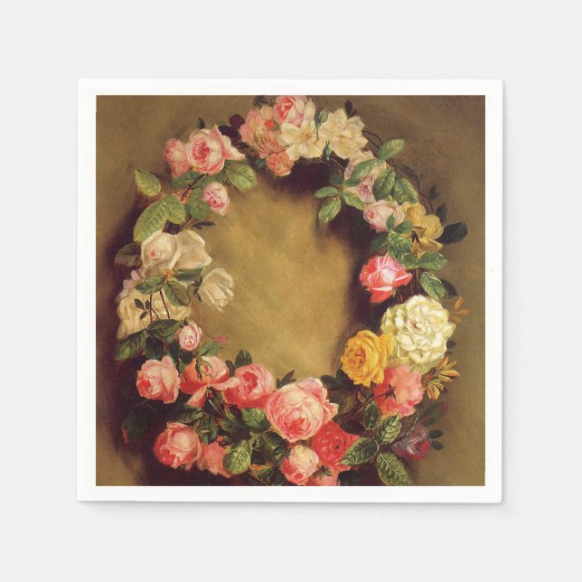 Pierre-Auguste Renoir - Krone der Rose Serviette (Vorderseite)