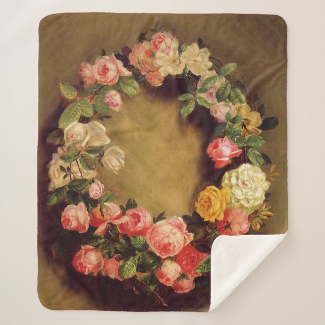 Pierre-Auguste Renoir - Krone der Rose Sherpadecke (Vorderseite)