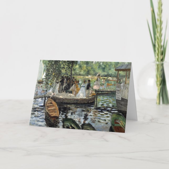 Pierre-Auguste Renoir - La Grenouillere Karte (Vorderseite)