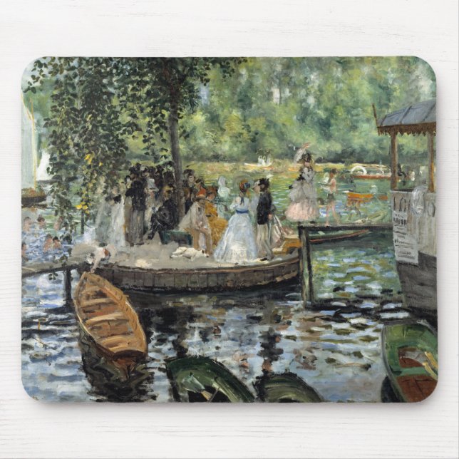 Pierre-Auguste Renoir - La Grenouillere Mousepad (Vorne)