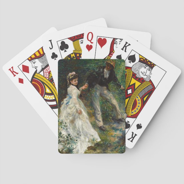 Pierre-Auguste Renoir - La Promenade Spielkarten (Rückseite)
