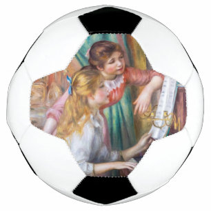 Pierre Auguste Renoir - Mädchen am Klavier Fußball