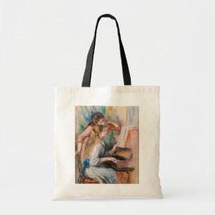 Pierre Auguste Renoir - Mädchen am Klavier Tragetasche